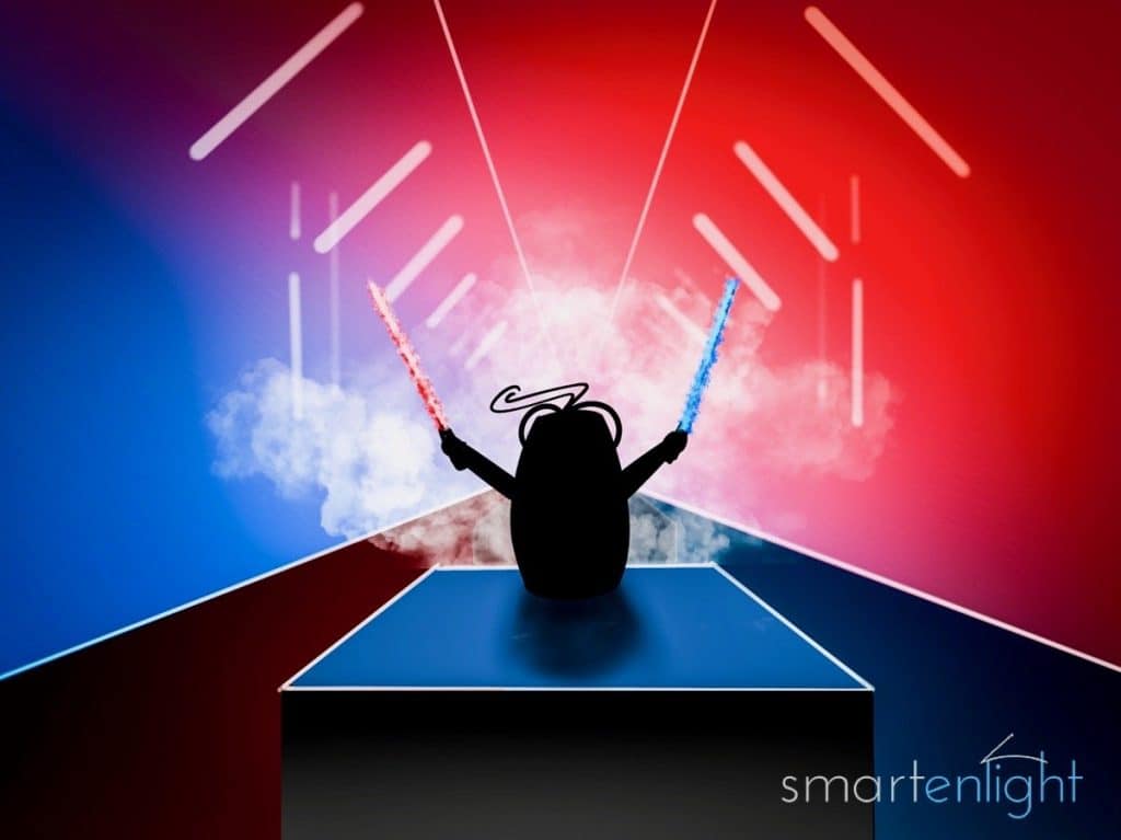 Google Music Commands 2019: Cutting through the noise, Google Home playing Beat Saber!
